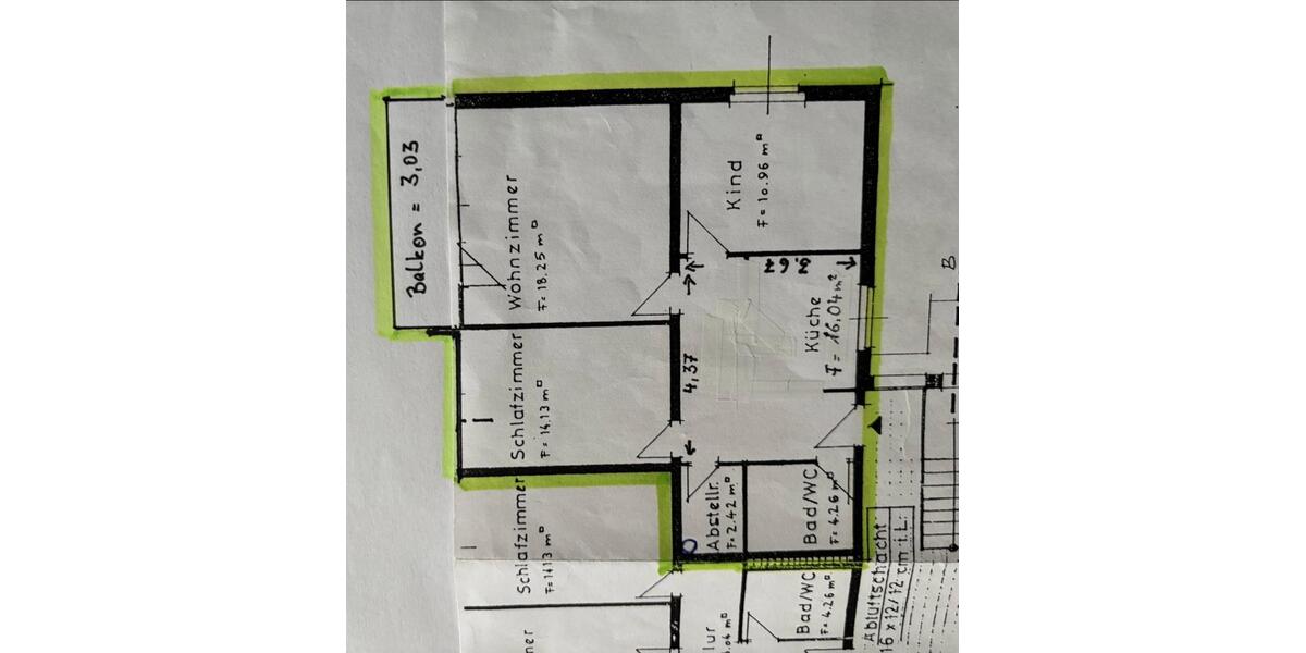 Etagenwohnung Springe - 3 Zimmer, 69 m&sup2;, 920&euro; | Angebot:27610185