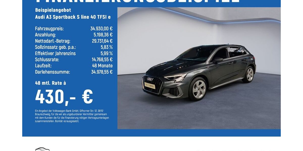 Audi A3 18.790 km 32.930 &euro; Hildesheim 31135