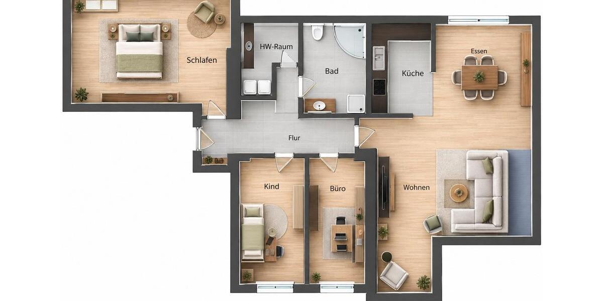 Dachgeschoßwohnung Elze - 5 Zimmer, 180 m&sup2;, 1.400&euro; | Angebot:27585380