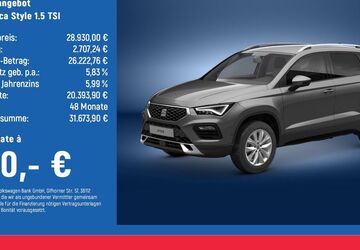 Seat Ateca 16.416 km 28.930 &euro; Hildesheim 31135