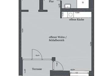 Wohnung Hannover Bemerode - 1 Zimmer, 53 m&sup2;, 611&euro; | Angebot:27320870