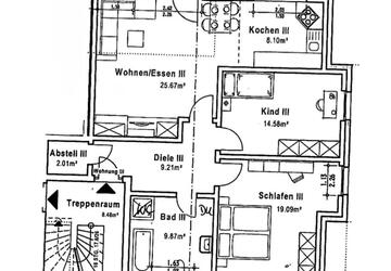 Wohnung Peine Peine Kernstadt - 3 Zimmer, 90 m&sup2;, 900&euro; | Angebot:27589224