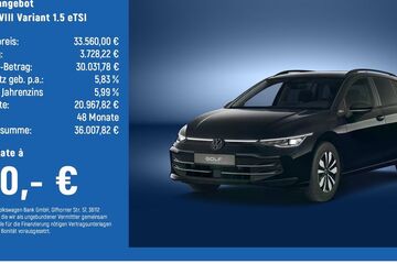 VW Golf 10.959 km 33.560 &euro; Hildesheim 31135